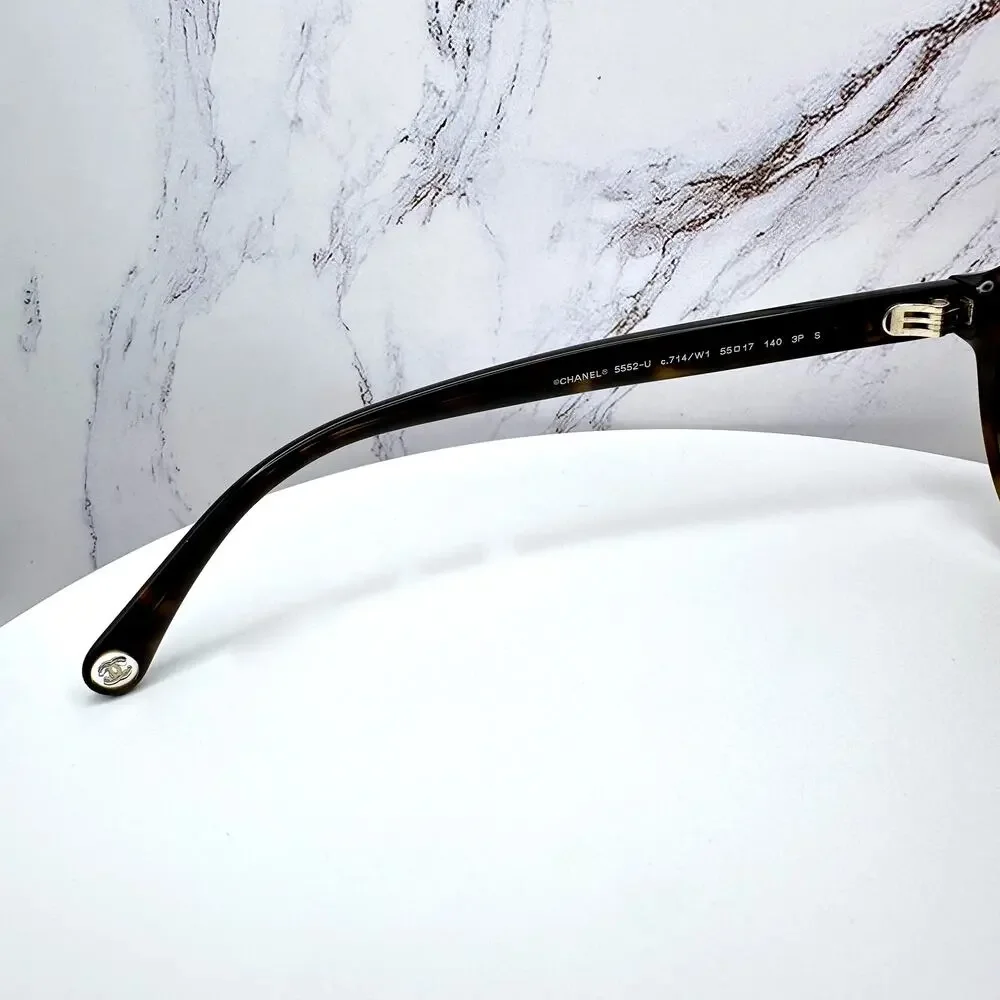 New CHANEL Sunglasses Brown Havana Polarized Lens Pilot Aviator - Picture 12 of 16